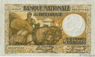 50 francs - Belgium