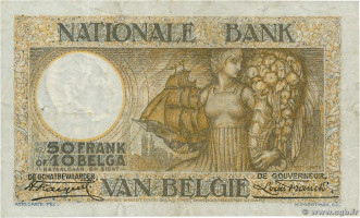 50 francs - Belgium