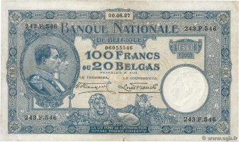 100 francs - Belgique