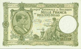 1000 francs - Belgium