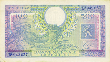 500 francs - Belgique