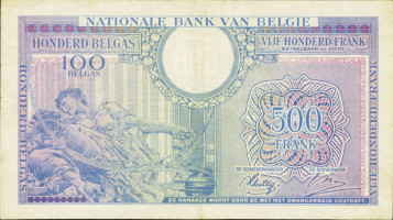 500 francs - Belgique