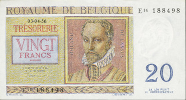 20 francs - Belgium