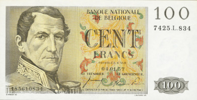 100 francs - Belgium