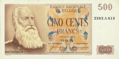 500 francs - Belgium