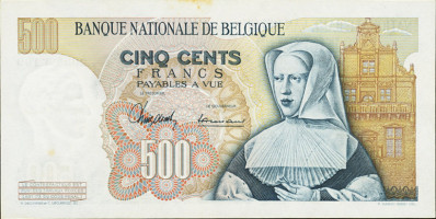 500 francs - Belgium