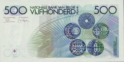 500 francs - Belgium