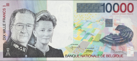 10000 francs - Belgique