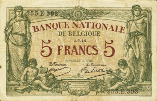 5 francs - Belgique