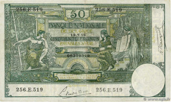 50 francs - Belgium