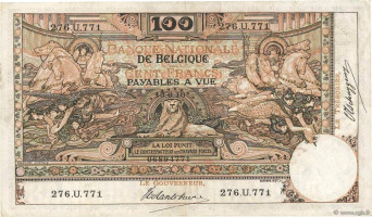 100 francs - Belgique