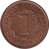 1 cent - Belize