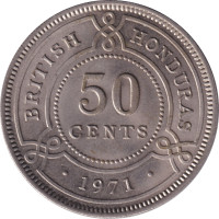 50 cents - Belize