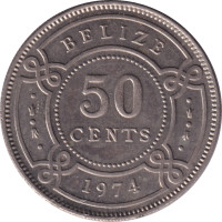 50 cents - Belize