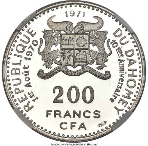 200 francs - Benin