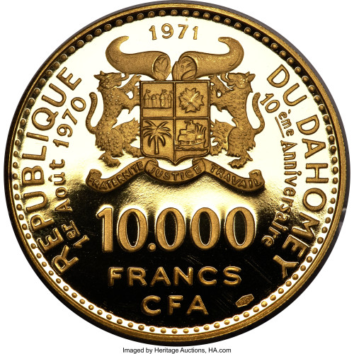 10000 francs - Benin