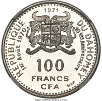 100 francs - Benin