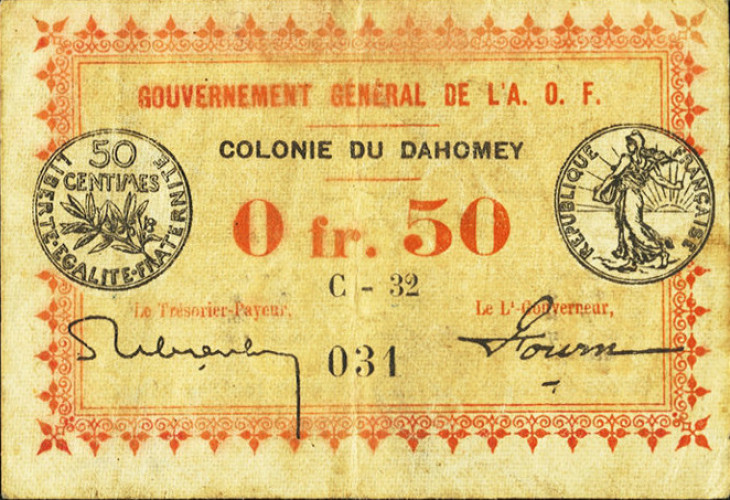 0,50 franc - Bénin