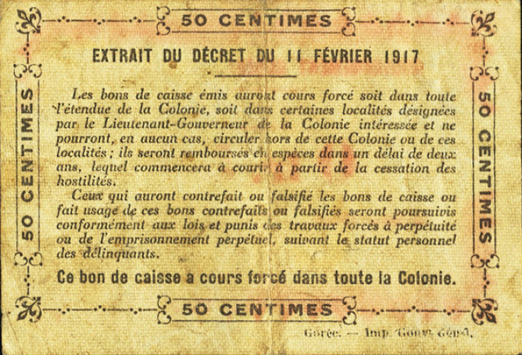 0,50 franc - Benin