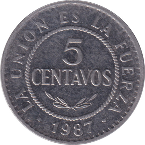 5 centavos - Bolivia