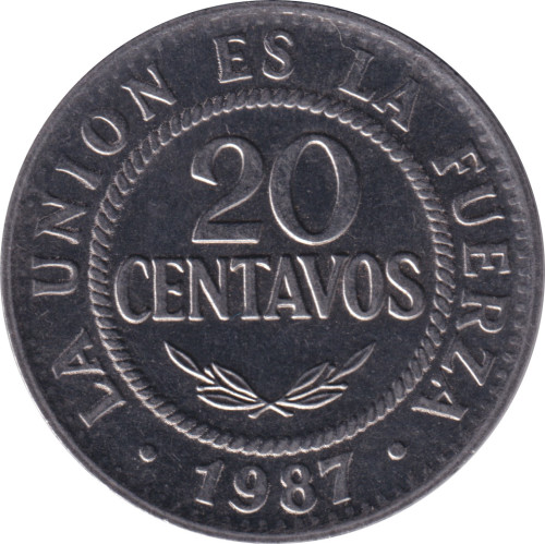 20 centavos - Bolivie