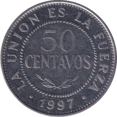 50 centavos - Bolivia