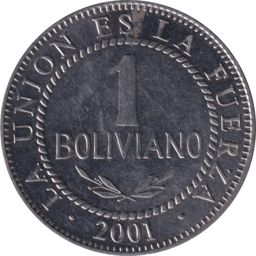 1 boliviano - Bolivie