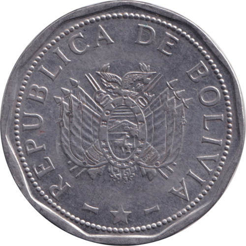 2 bolivianos - Bolivia