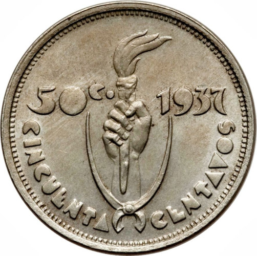 50 centavos - Bolivia