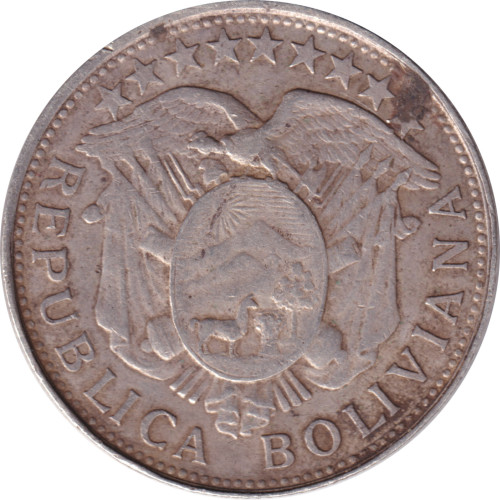 50 centavos - Bolivia