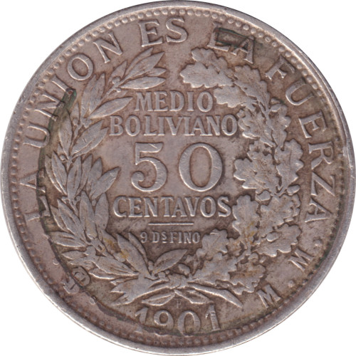 50 centavos - Bolivie