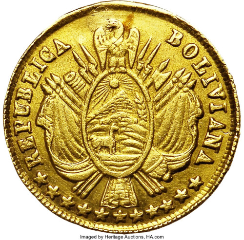 1/2 escudo - Bolivie