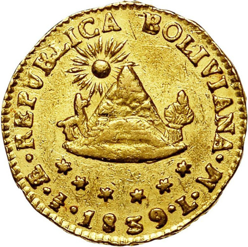 1/2 escudo - Bolivie