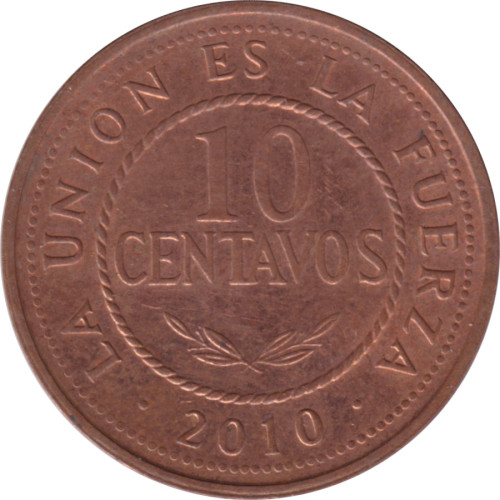 10 centavos - Bolivie