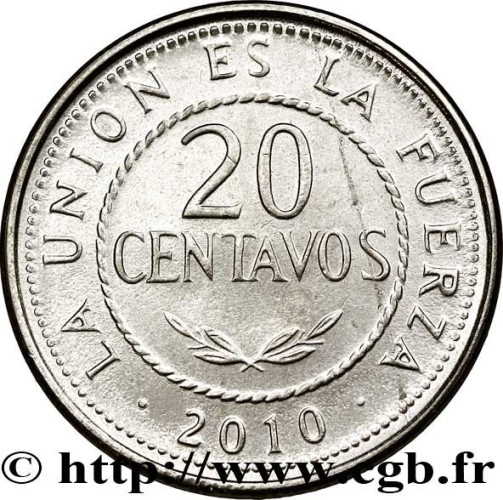 20 centavos - Bolivia