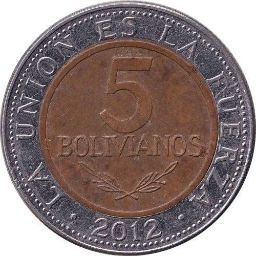 5 bolivianos - Bolivia