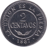 2 centavos - Bolivie