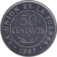 50 centavos - Bolivia