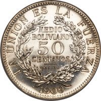 50 centavos - Bolivie