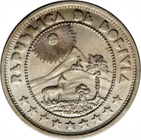 50 centavos - Bolivia