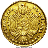 1/2 escudo - Bolivia