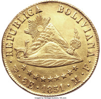 8 escudos - Bolivie