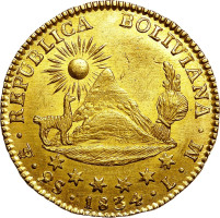 2 escudos - Bolivia