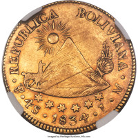 4 escudos - Bolivia