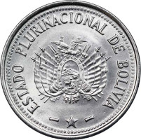 50 centavos - Bolivia