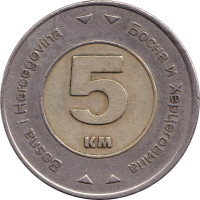 5 marka - Bosnie Herzégovine