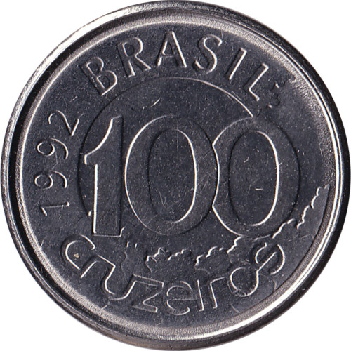 100 cruzeiros - Brazil