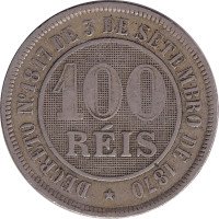 100 reis - Brésil