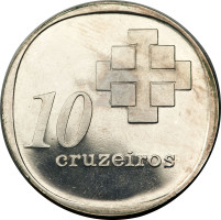 10 cruzeidos - Brésil