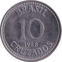 10 cruzeidos - Brésil